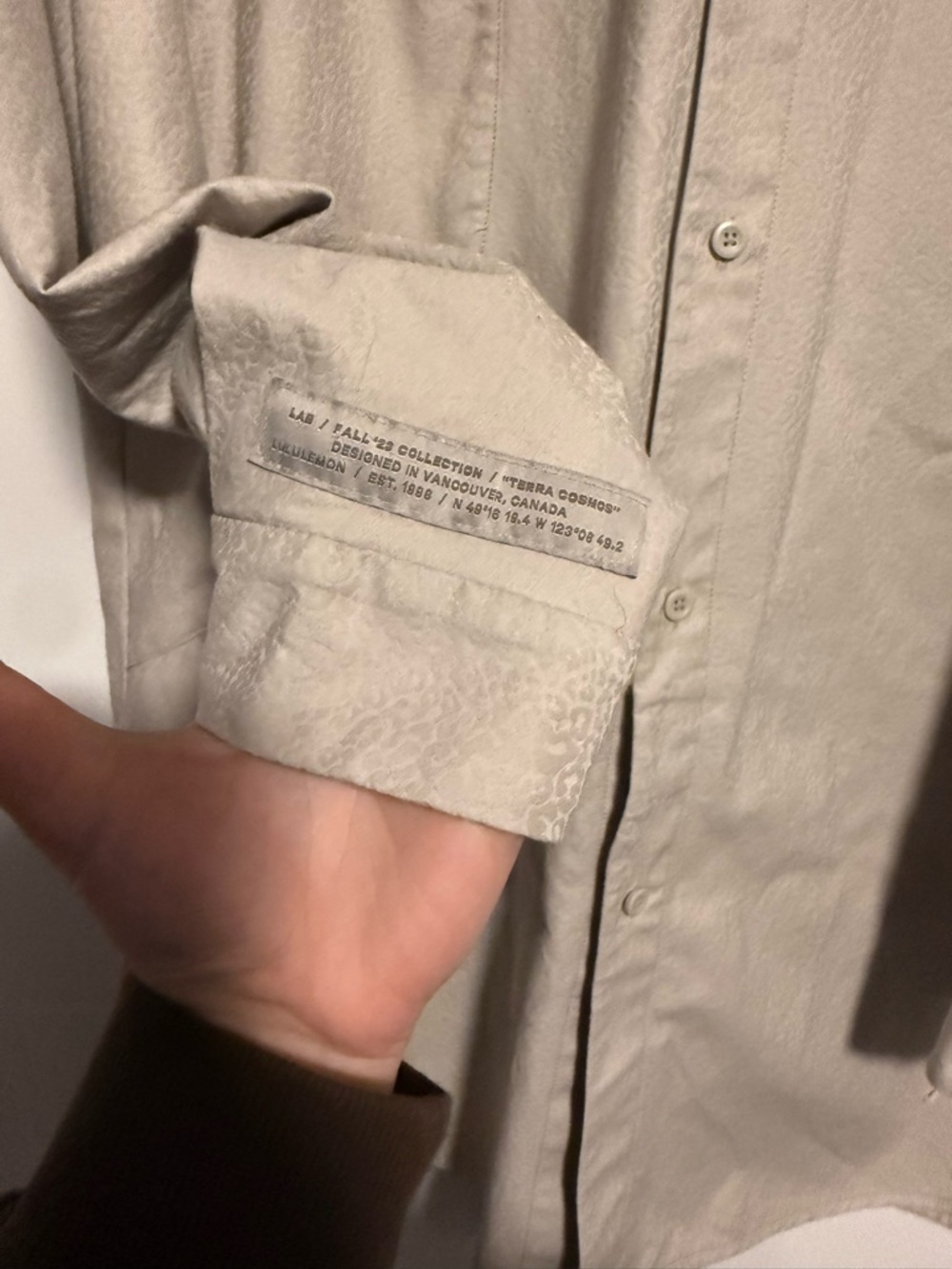 Lululemon Lab Jacquard Relaxed Fit Shirt - Picture 5 of 8